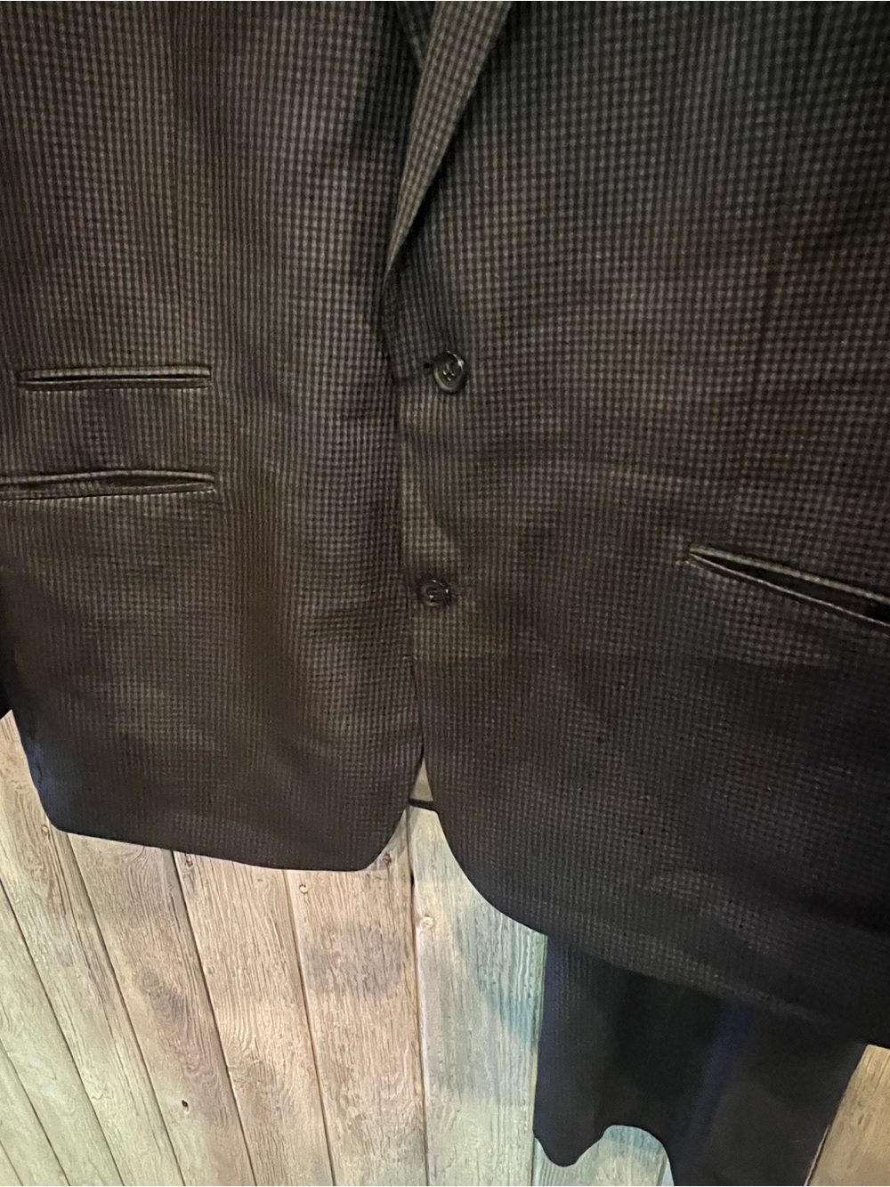 Steve Harvey Celebrity edition Pinstripe Suit Jacket & Pants - Picture 4 of 13